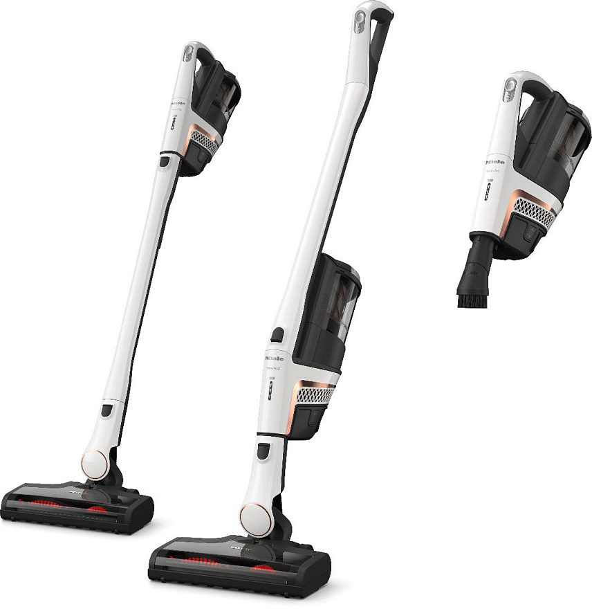 Пылесос вертикальный Miele Triflex HX2 Racer Lotus White, белый лотос