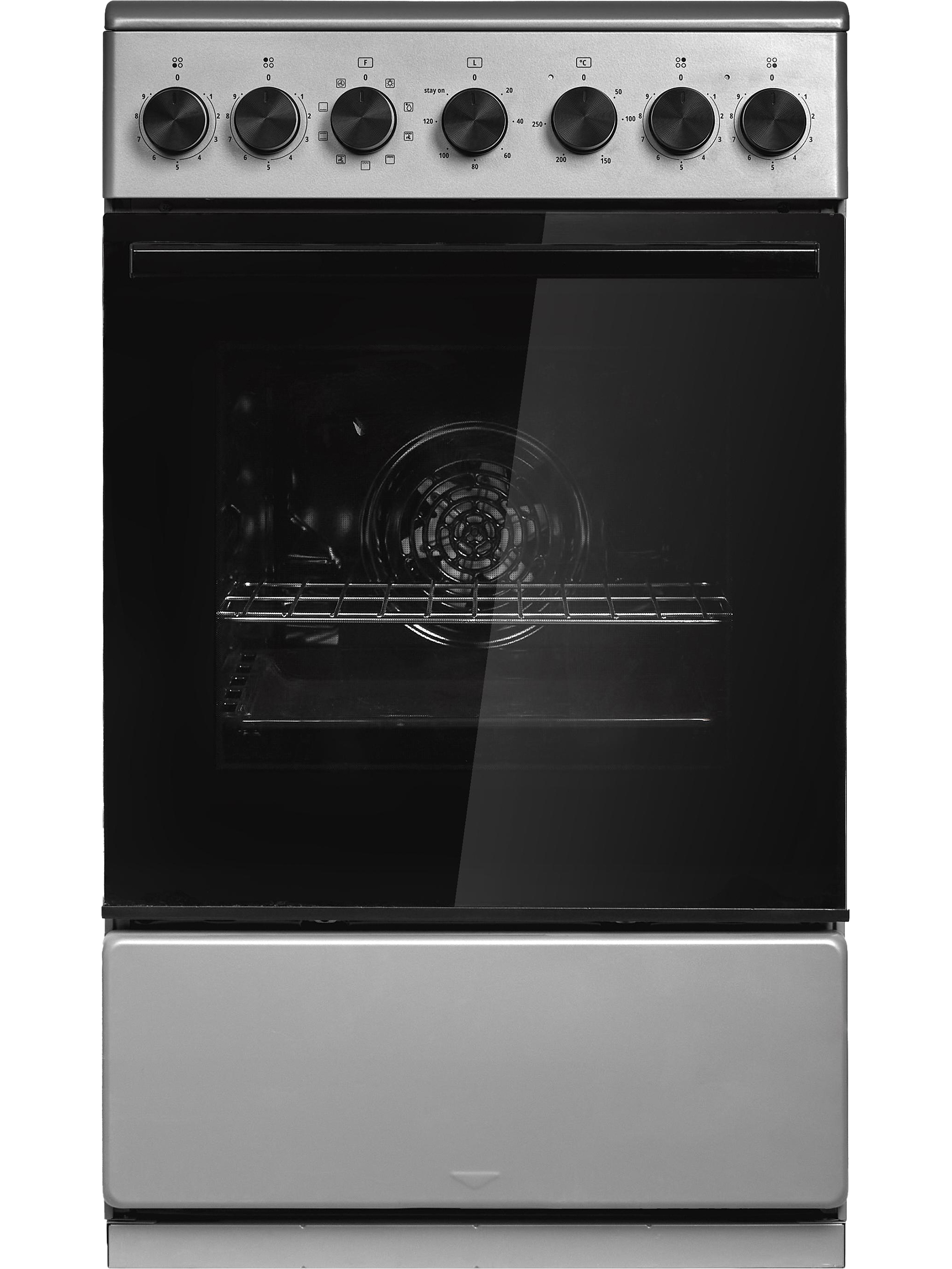 Плита электрическая Midea MFO-M4E20T9E(SL), серебристый