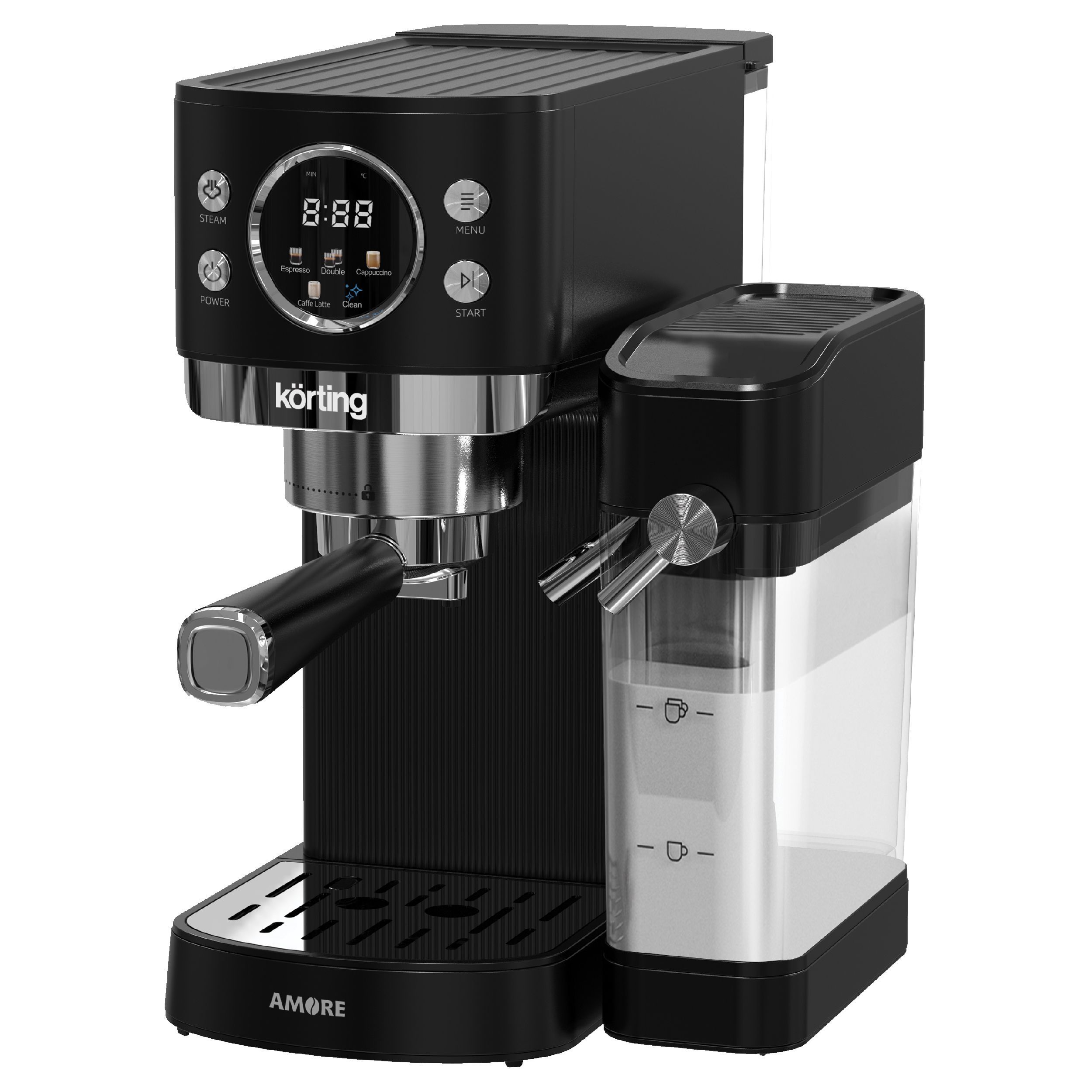 Кофеварка рожковая Korting KCM 1007 T Amore, черный