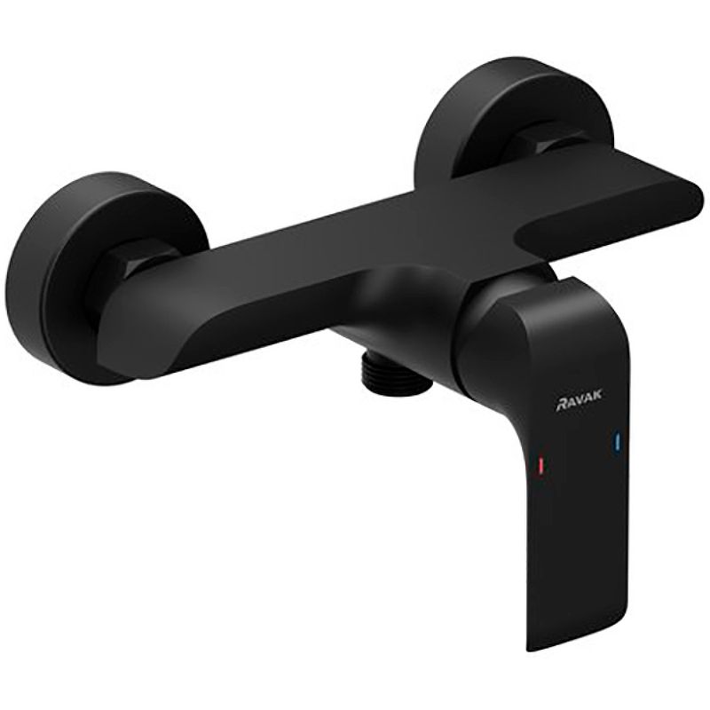 Смеситель для душа Ravak Flat X070177, черный матовый