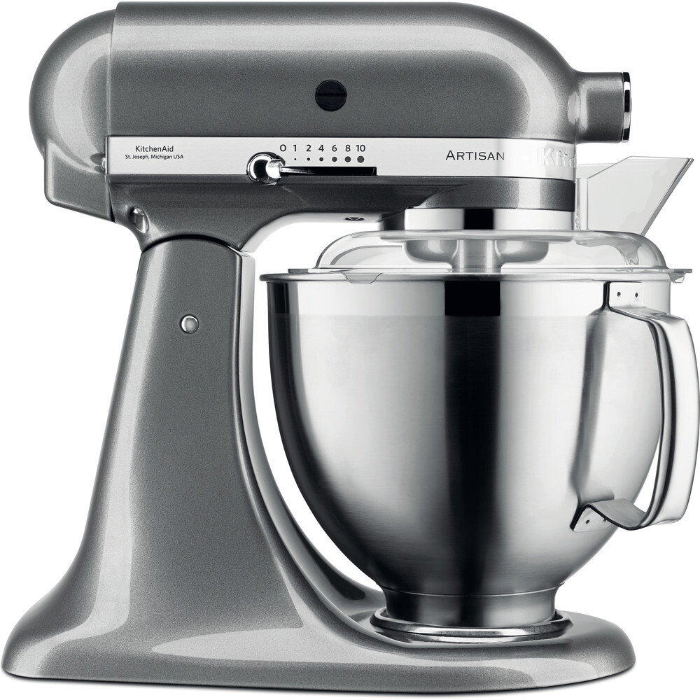Миксер планетарный KitchenAid 5KSM185PSEMS, серебристый