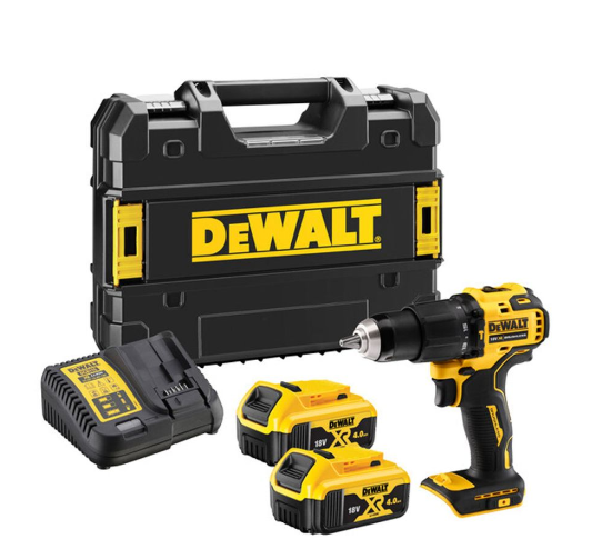 Дрель-шуруповерт аккумуляторная DeWalt DCD709M2T-QW (кейс, с 2 АКБ и ЗУ)