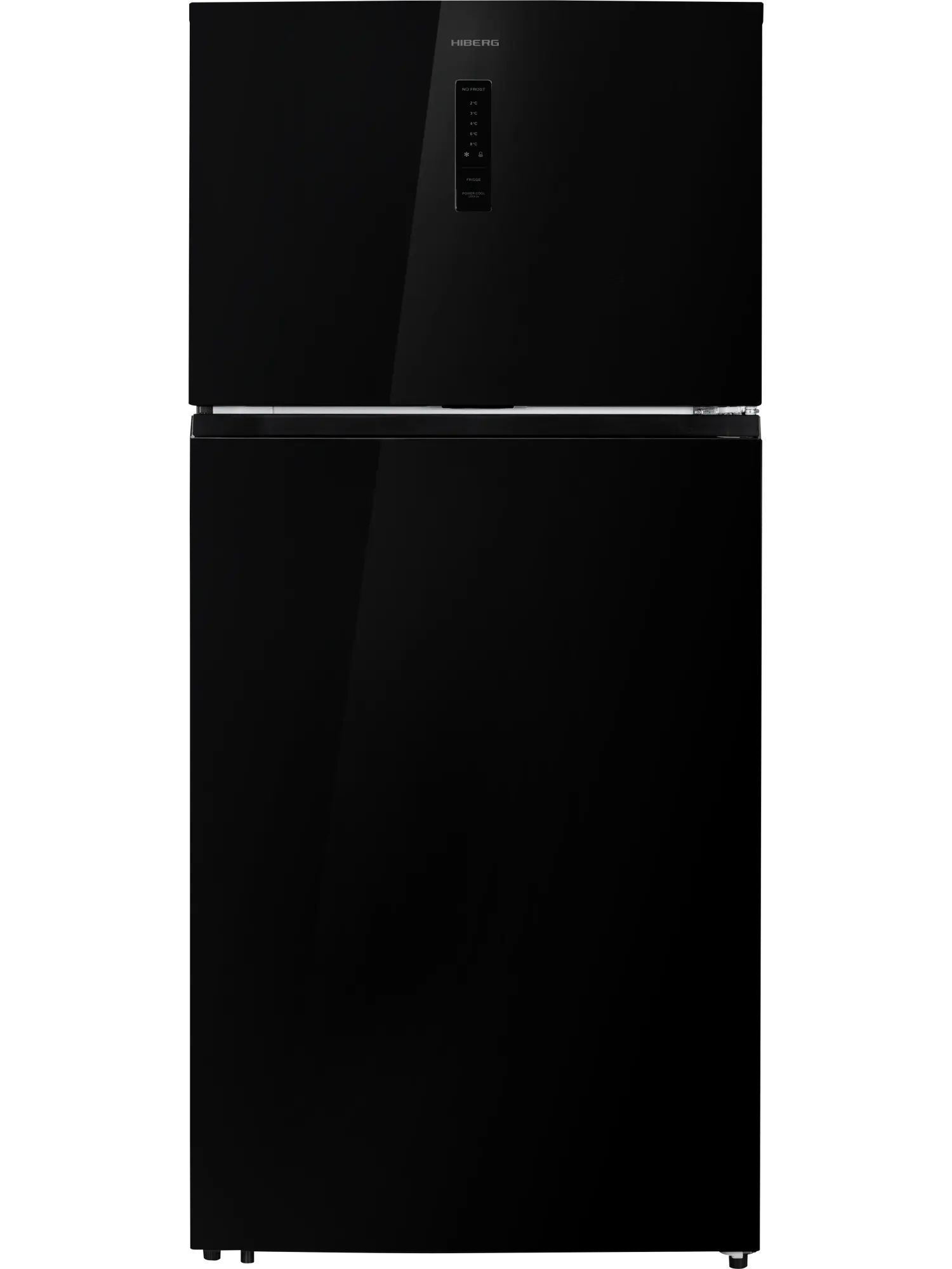 Холодильник HIBERG i-RFT 750G B, черное стекло