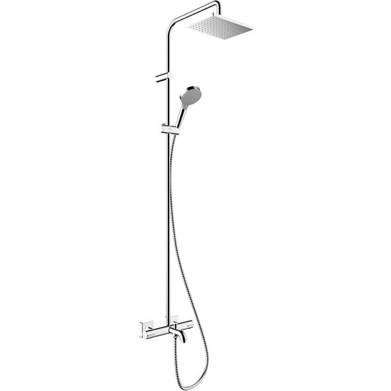 Душевая стойка Hansgrohe Vernis Shape 26284000 Showerpipe 230 1jet (с термостатом), хром