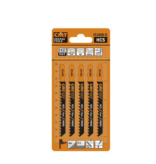 Пилки лобзиковые дерево/черновой рез CMT JT144D-5 (комплект из 5шт.)