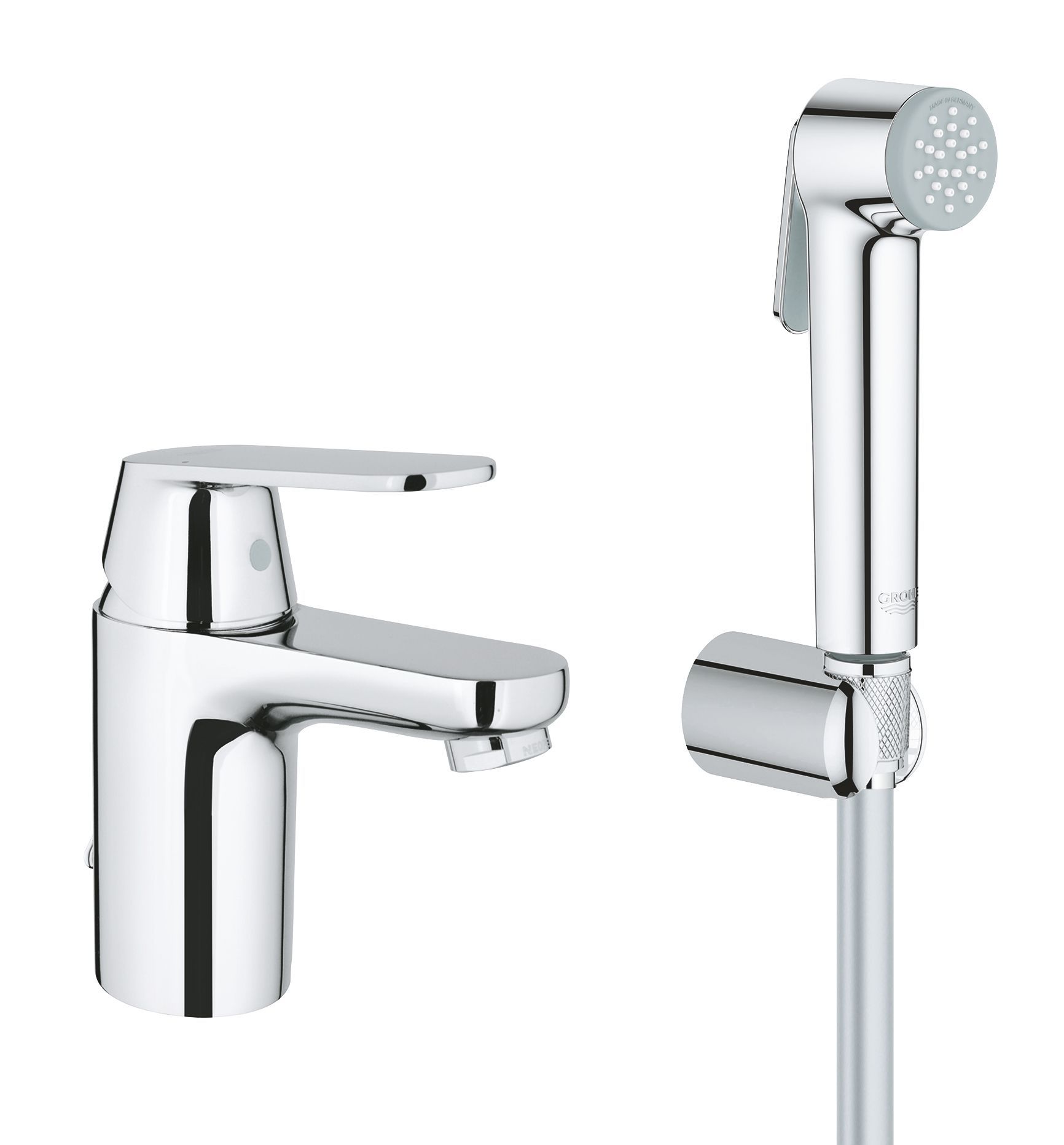 Смеситель для раковины Grohe Eurosmart Cosmopolitan 23125000 (с гигиеническим душем), хром