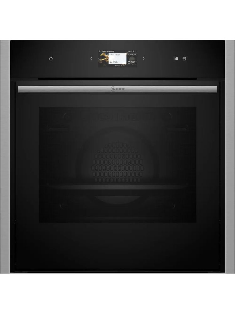 Духовой шкаф электрический Neff B64VS71N0, черный/нержавеющая сталь