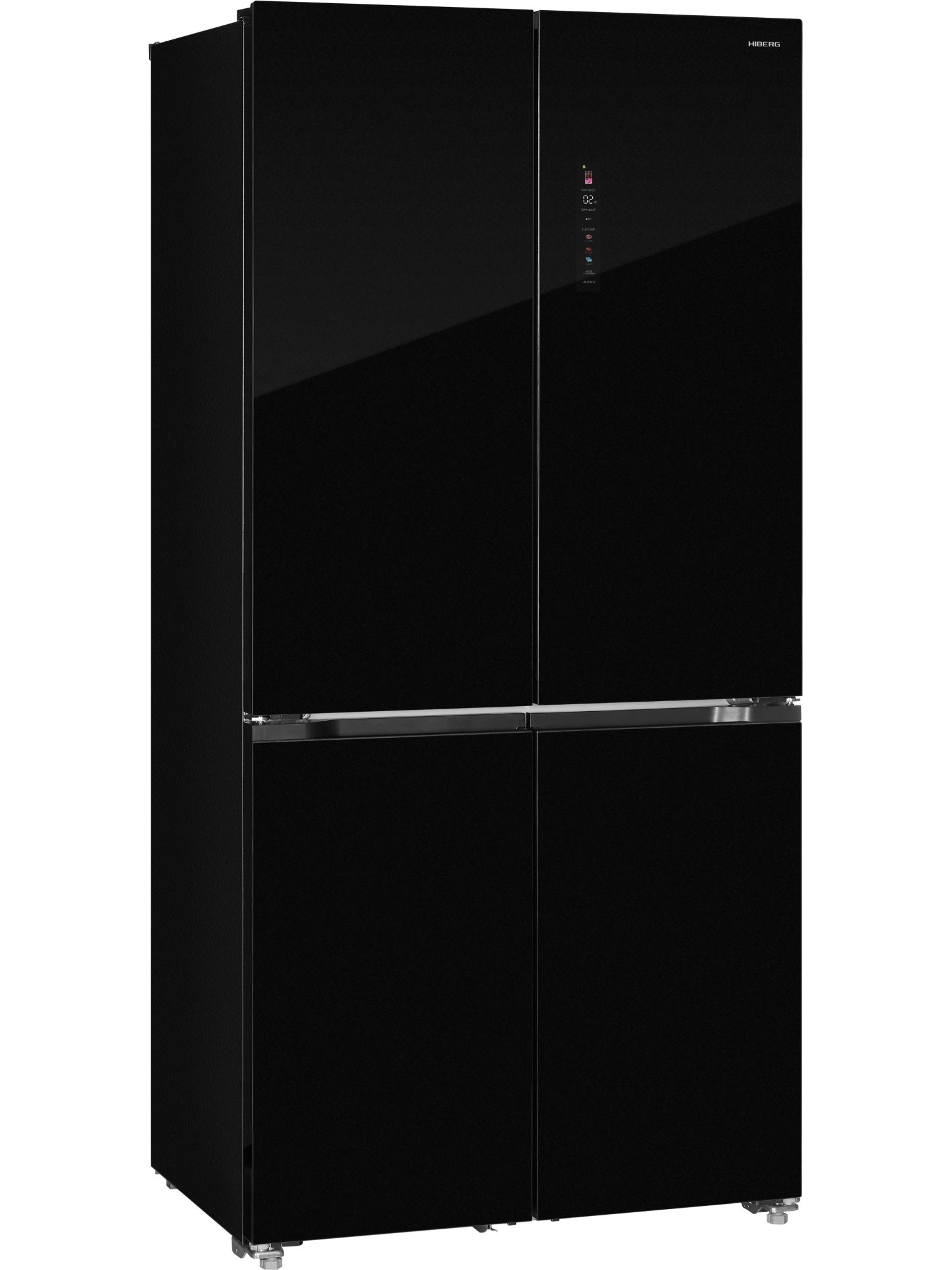 Холодильник Side-by-Side HIBERG i-RFQ 705G B, черный