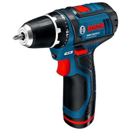 Дрель-шуруповерт BOSCH GSR 10,8-2-LI 2.0Ah x2 L-BOXX