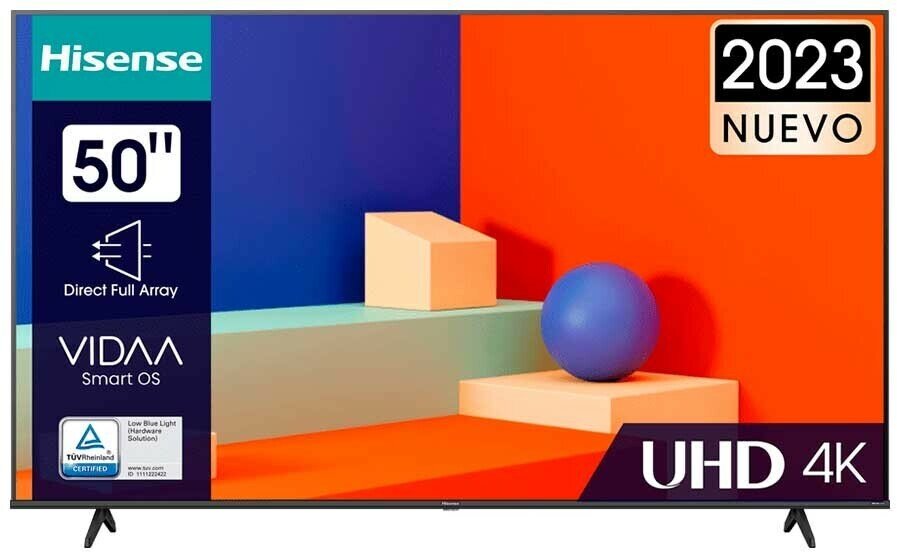 Телевизор Hisense 50A6K, черный