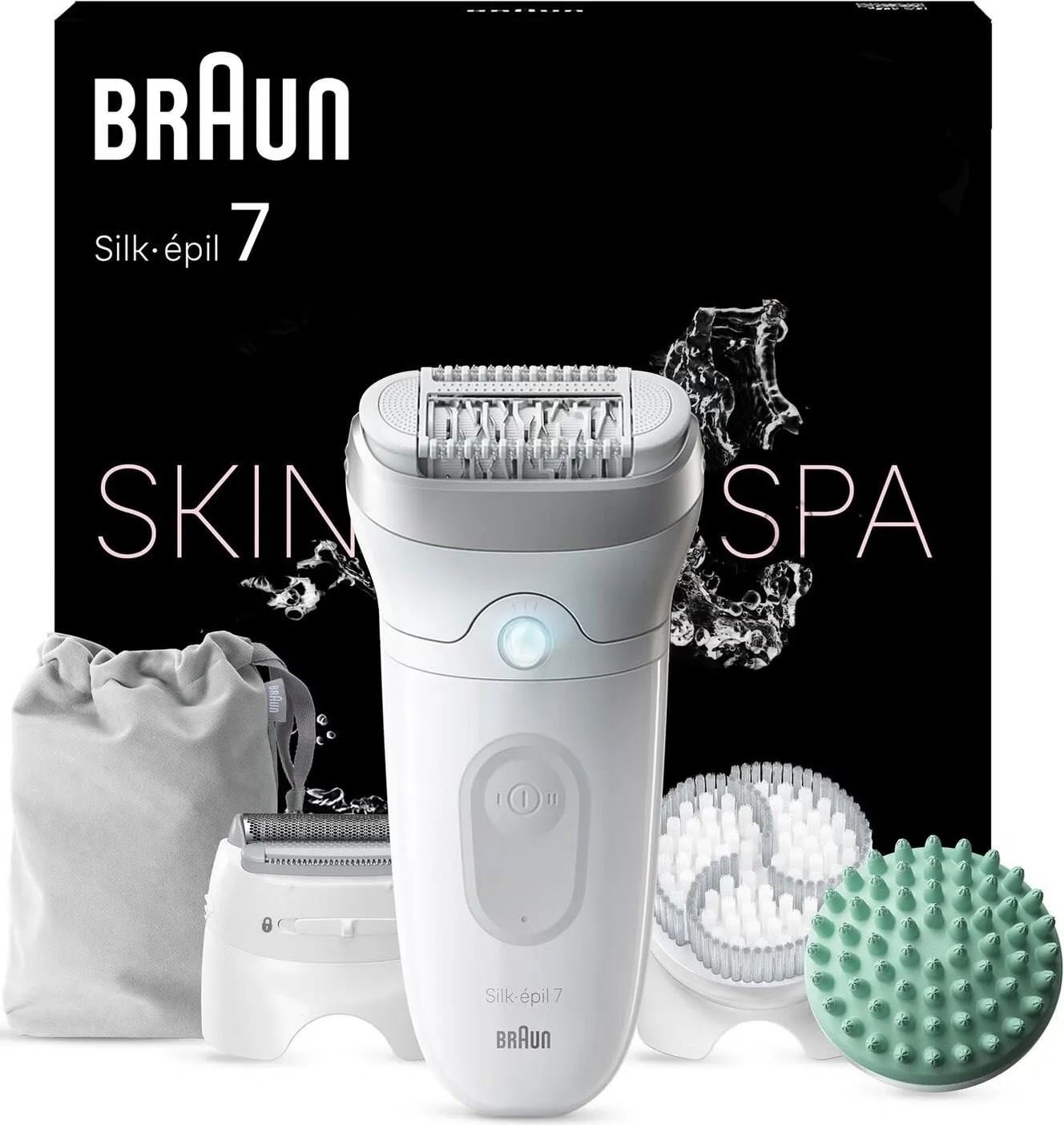 Эпилятор Braun Silk-epil 7 SE 7-081, белый