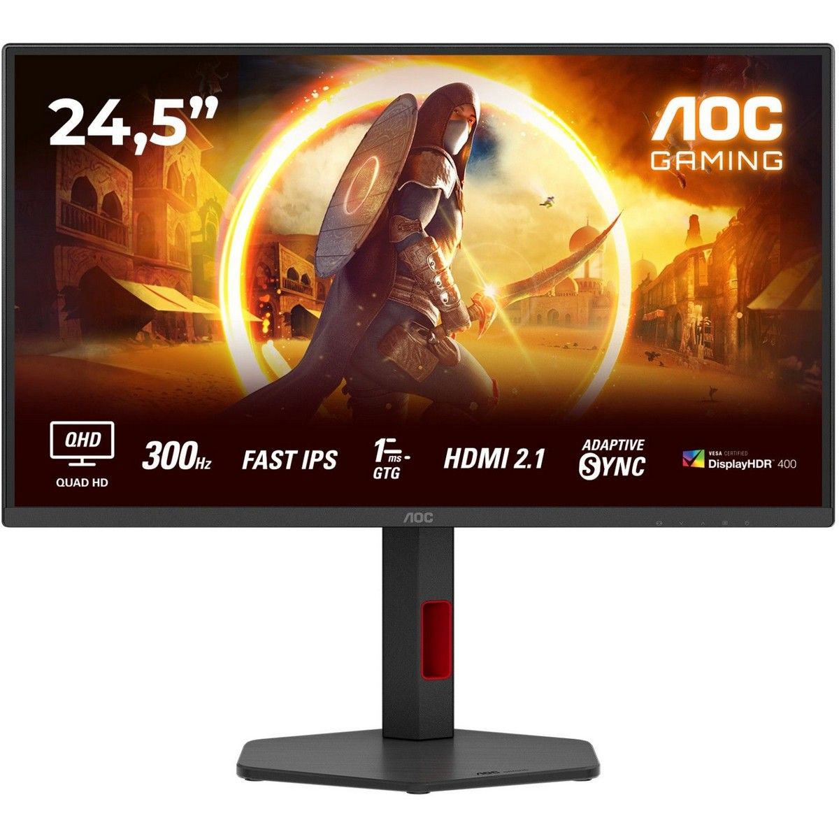 Монитор AOC Q25G4SR, черный