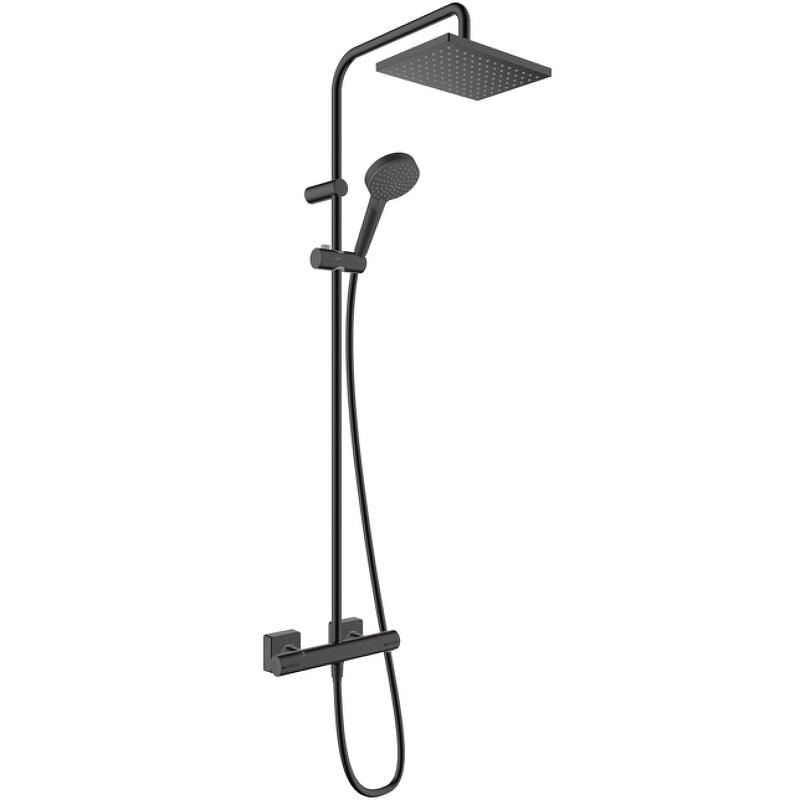 Душевая стойка Hansgrohe Vernis Shape Showerpipe 240 26427670, черный матовый