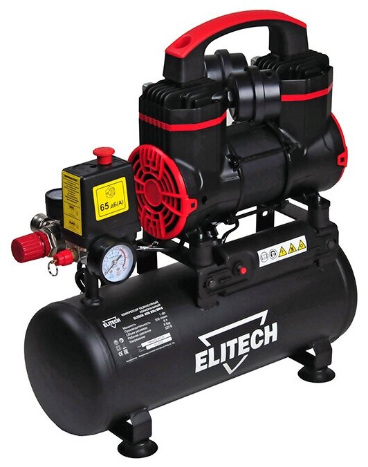 Компрессор безмасляный Elitech КПБ 200/8М-В