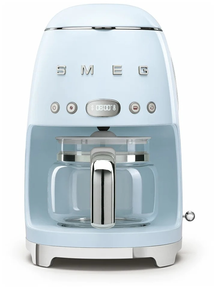 Кофеварка Smeg DCF02 пастельный голубой