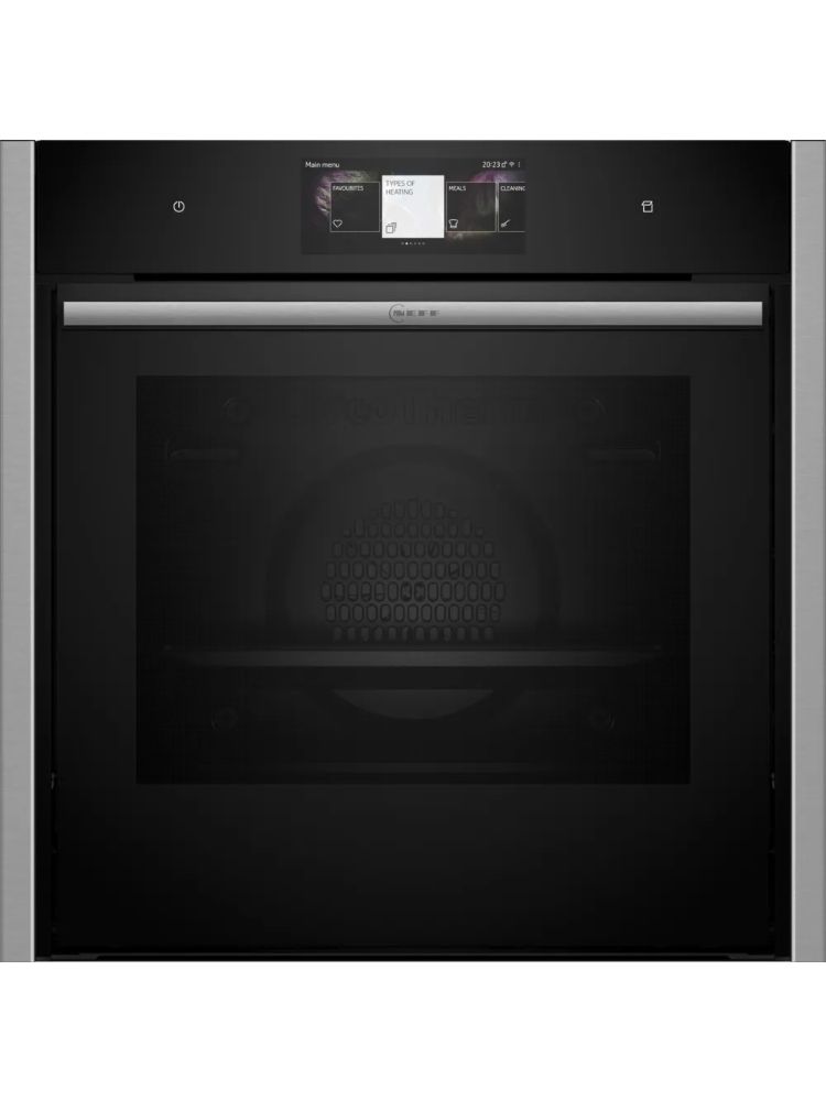 Духовой шкаф электрический Neff B64FT33N0, черный/нержавеющая сталь