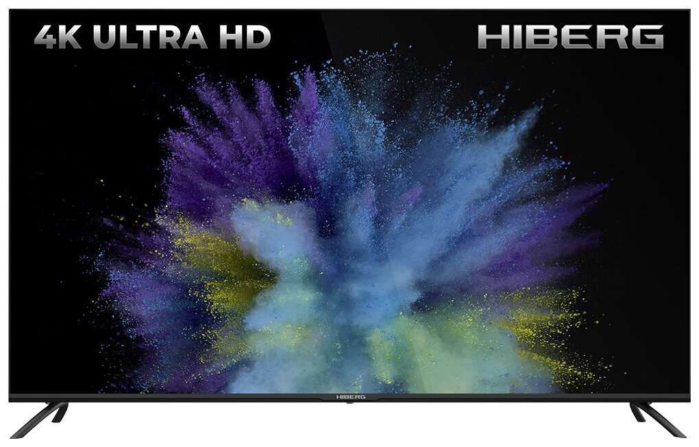 Телевизор HIBERG UHD-R 55Y, черный