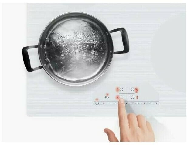 Варочная панель электрическая Bosch PKE612FA2E, белый