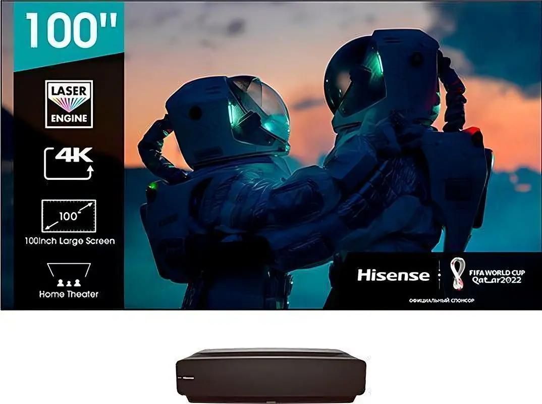 Телевизор Hisense Laser 100L5F, черный
