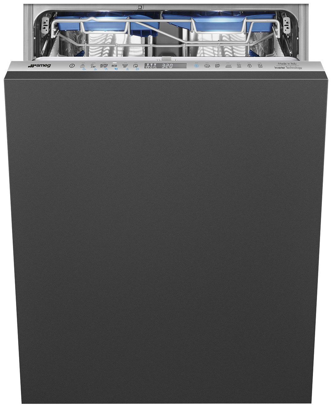 Посудомоечная машина встраиваемая SMEG STL324AQLL, серый