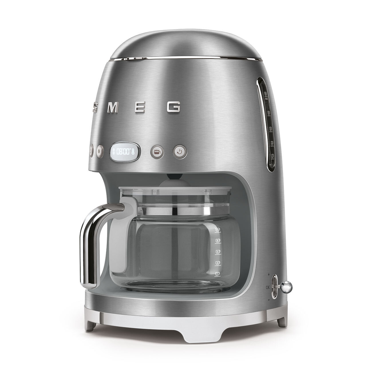 Кофеварка капельная Smeg DCF02SSEU, нержавеющая сталь матовая