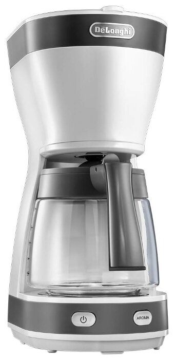 Кофеварка De'Longhi ICM 16210 белый/серебристый
