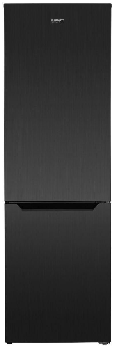 Холодильник двухкамерный KRAFT TNC-NF303D, черный
