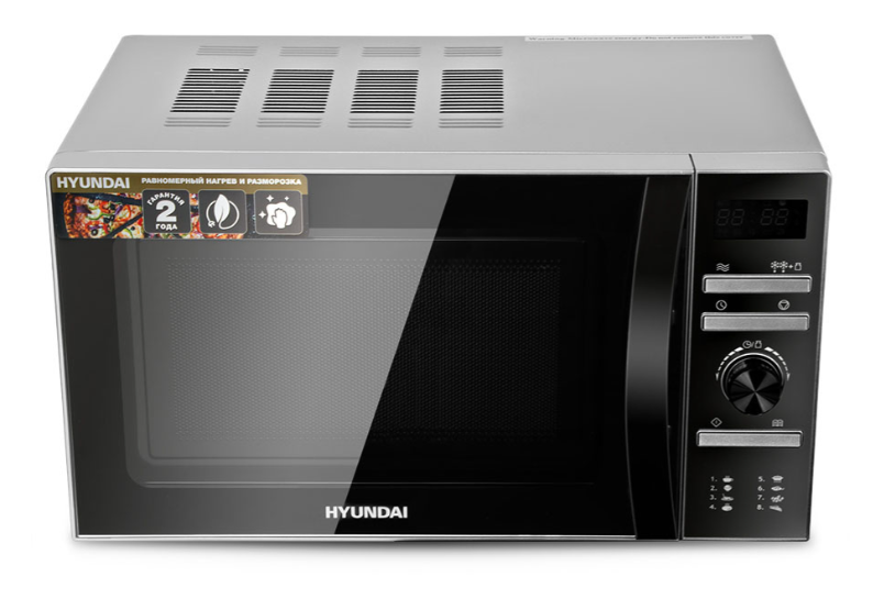 Микроволновая печь Hyundai HYM-D3026, серебристый