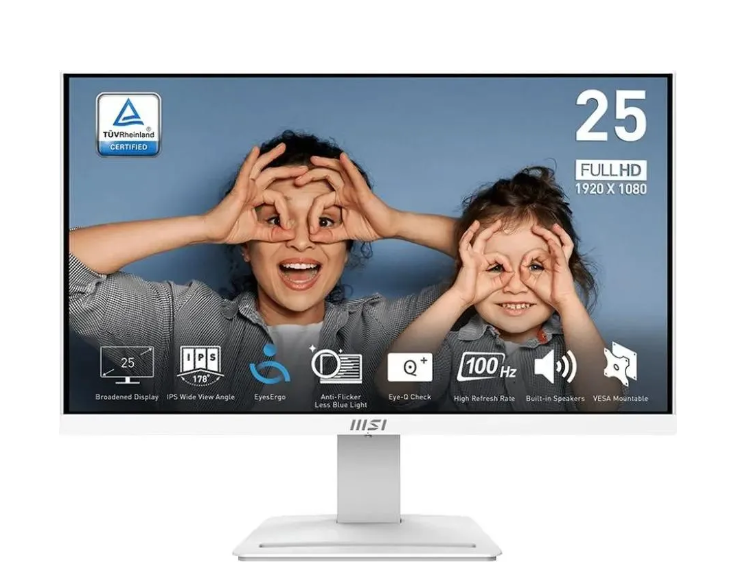 Монитор MSI Pro MP253W (9S6-3PC7CH-054), белый