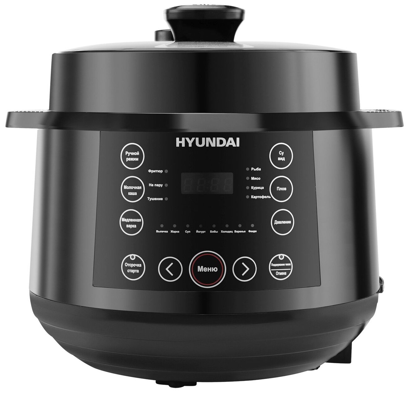 Мультиварка-скороварка Hyundai HYMC-2407, черный