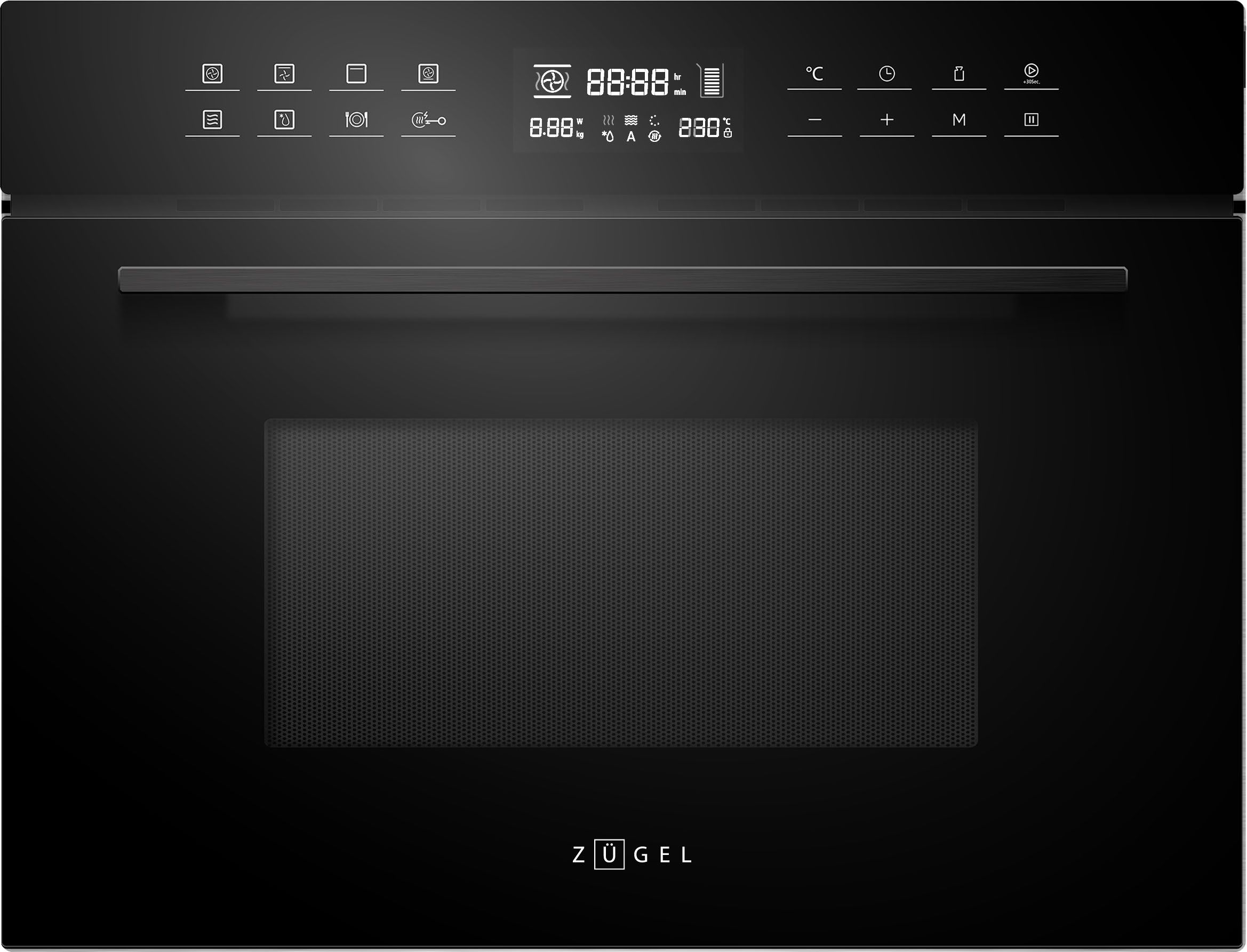 Духовой шкаф электрический Zugel ZOE610B, черный