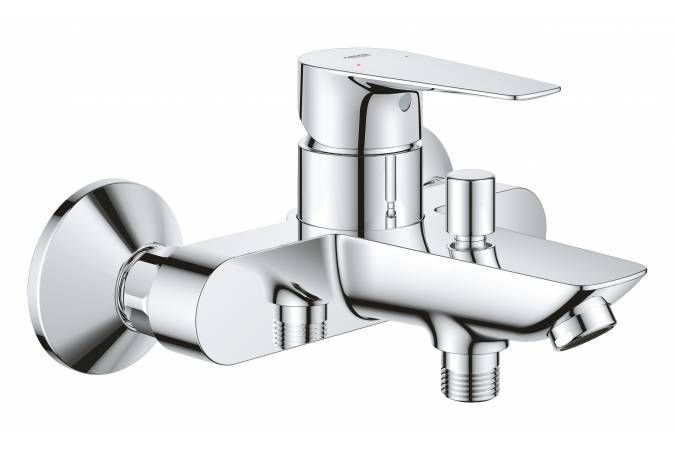 Смеситель для ванны с душем Grohe BauEdge 23604001, хром