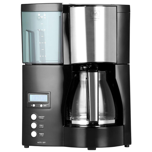 Кофеварка Melitta Optima Timer черный/серебристый