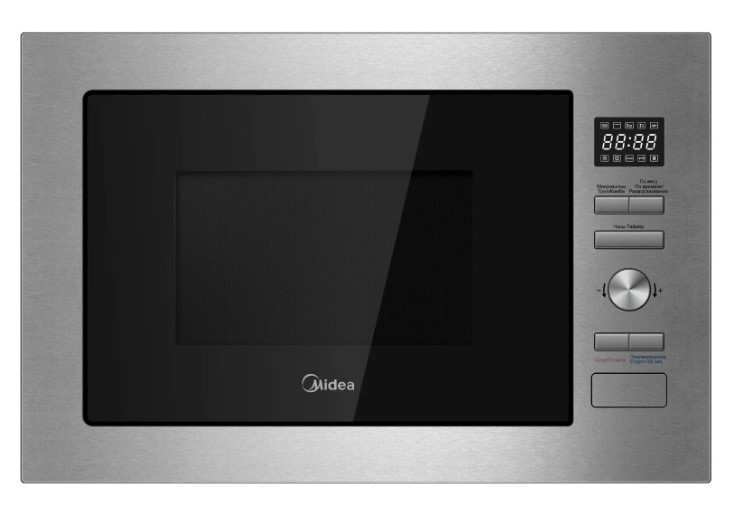 Микроволновая печь встраиваемая Midea MI7250X нержавеющая сталь/черный