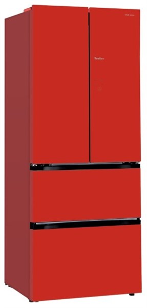 Холодильник Tesler RFD-361I Red Glass