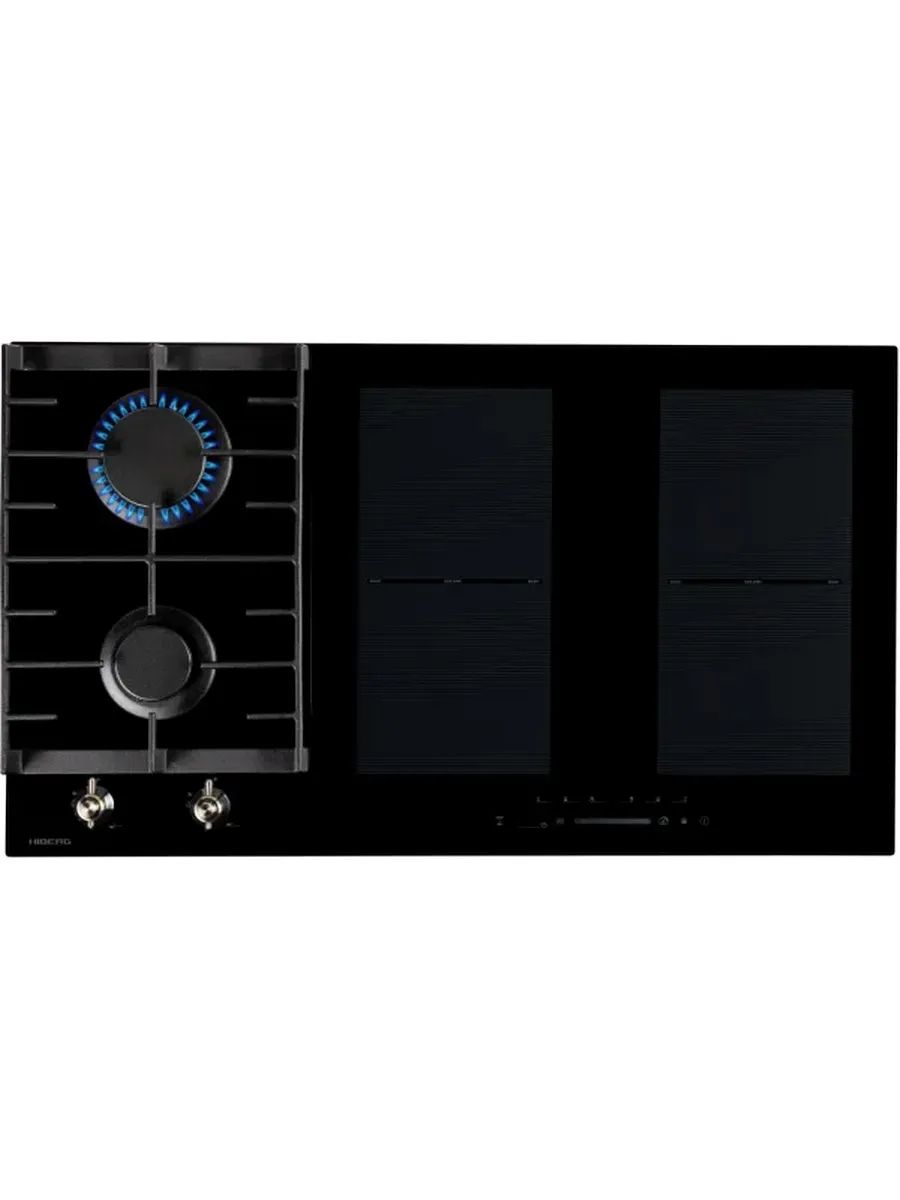 Варочная панель комбинированная HIBERG i-VM 9025 B, черный