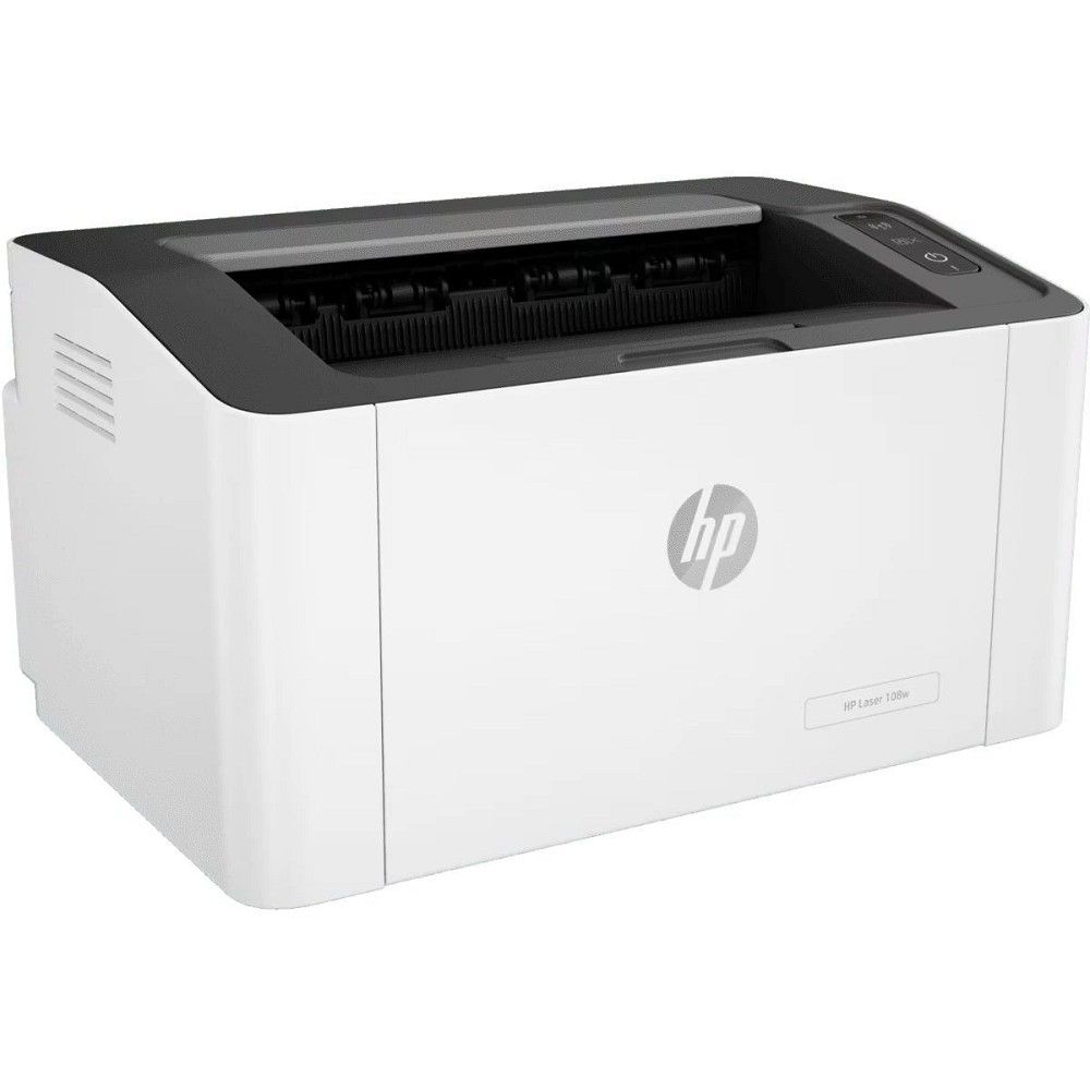 Принтер лазерный HP LaserJet 108w (4ZB80A), белый/серый