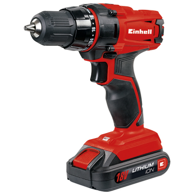 Дрель-шуруповерт аккумуляторная Einhell TC-CD 18-2 Li Li-Ion 1.5 А·ч 18 В х1 коробка 38 Н·м