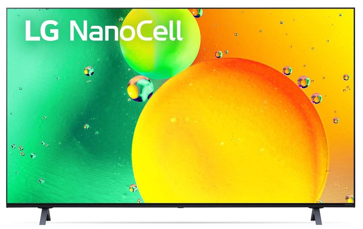 Телевизор LG 65NANO756QA.ADKG черный