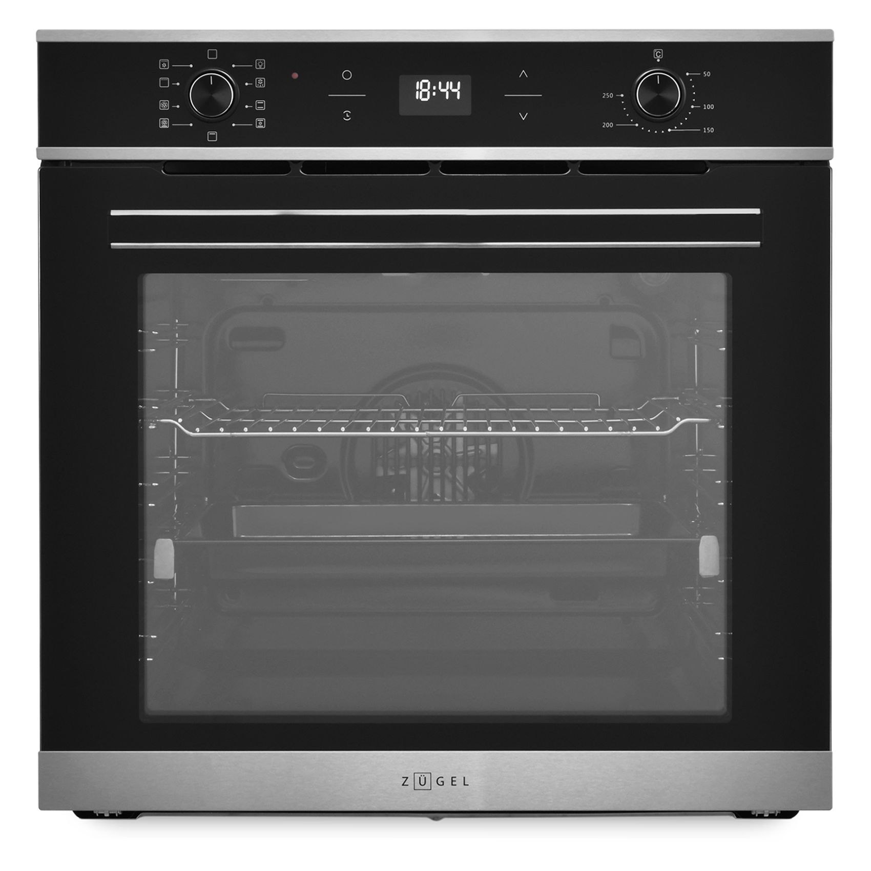 Духовой шкаф электрический Zugel ZOE602X, стальной