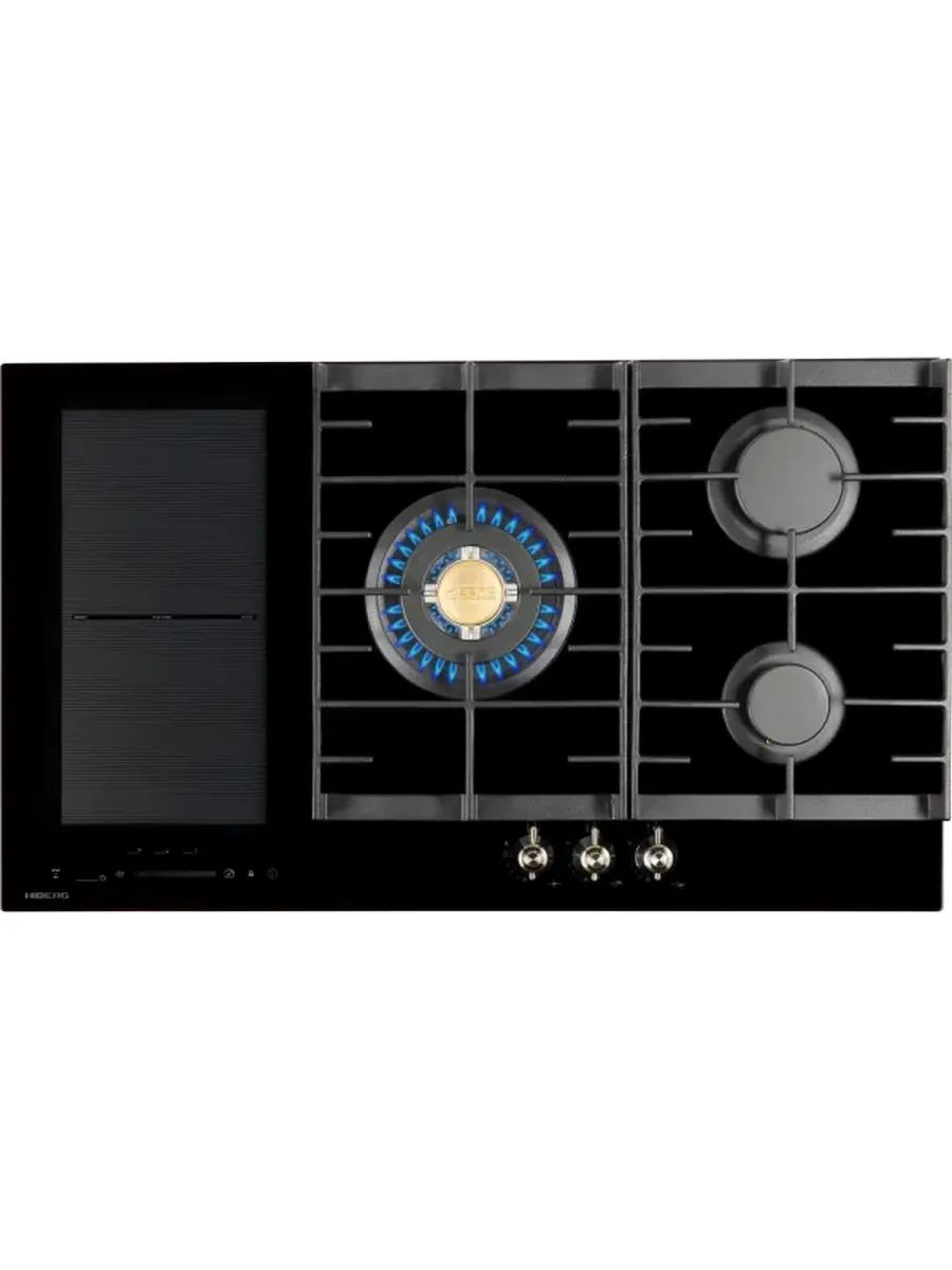 Варочная панель комбинированная HIBERG i-VM 9035 B, черный