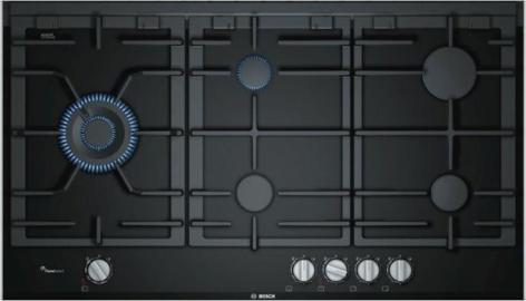 Варочная панель газовая Bosch PRS9A6D70 черный