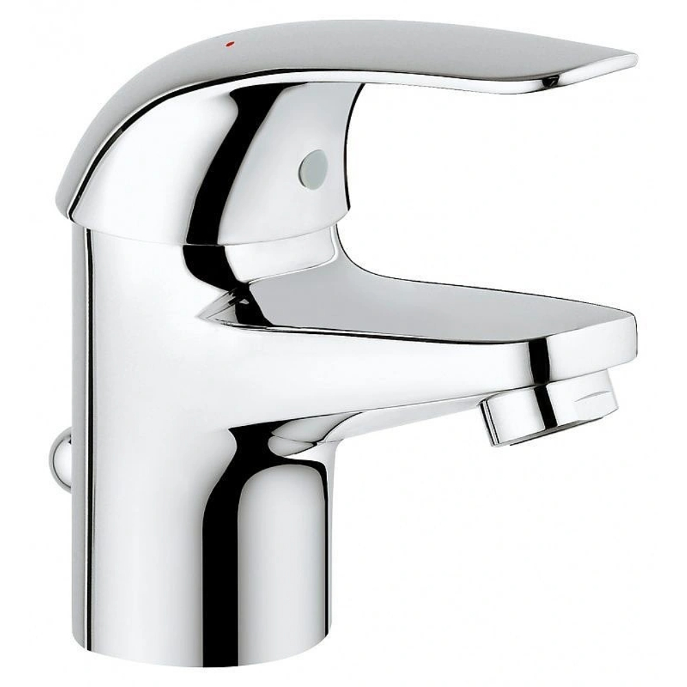 Смеситель для раковины Grohe Euroeco 23262000 (с донным клапаном), хром