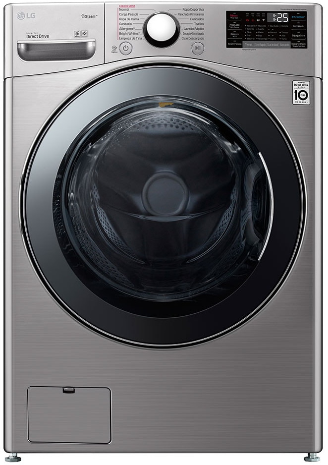 Стирально-сушильная машина LG F0L2CRV2T2, нержавеющая сталь