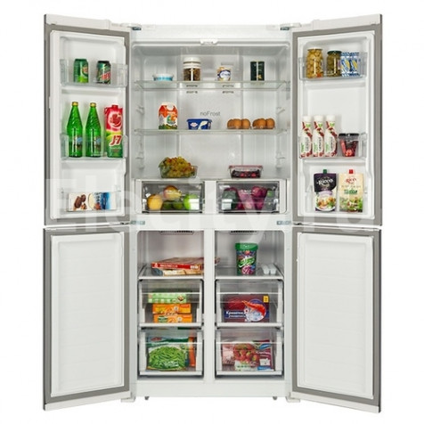 Холодильник HIBERG RFQ-490DX NFGW inverter