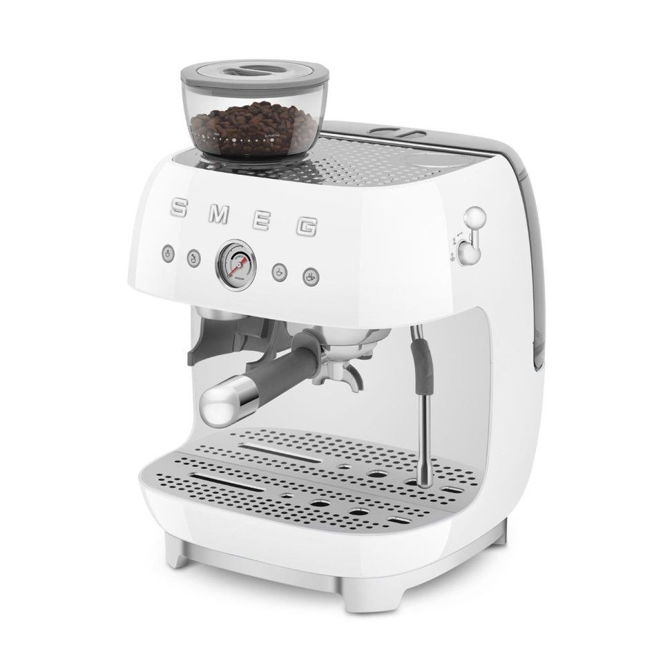 Кофемашина рожковая Smeg EGF03WHEU, белый