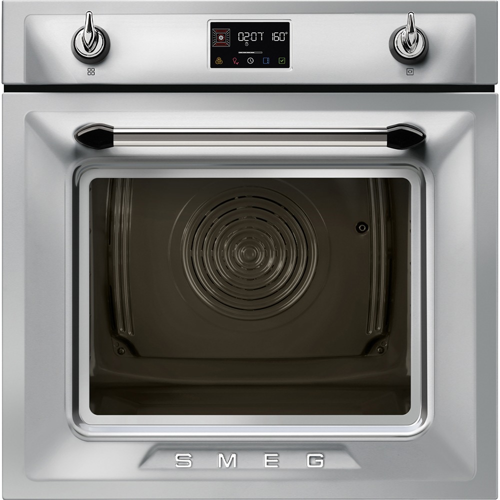 Духовой шкаф электрический Smeg SOP6902S2PX, серебристый