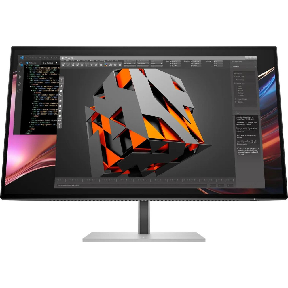 Монитор HP Series 7 Pro 727pu, серебристый/черный