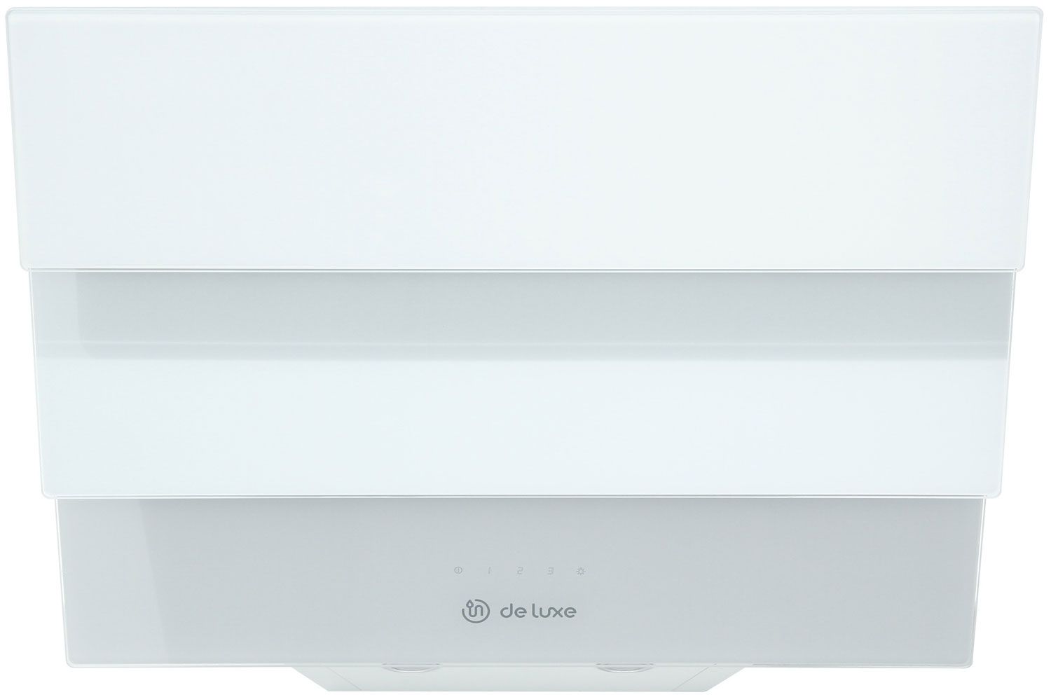 Вытяжка наклонная De Luxe ACC-T60-W-W-33/D-2, белое стекло