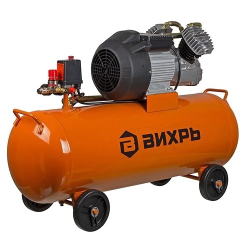 Компрессор масляный ВИХРЬ КМП-400/100, 100 л, 25 кВт